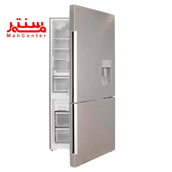 درب یخچال فریزر دیپوینت boss pro s که به سمت راست نیمه باز است.