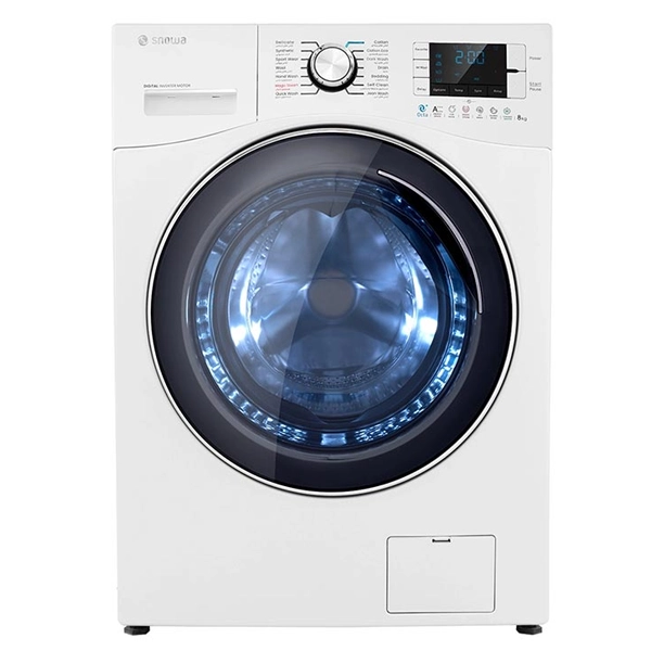 ماشین لباسشویی 8 کیلویی اسنوا مدل swm-d80w