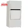 یخچال فریزر دیپوینت مدل t7plus رنگ سفید که به سمت راست مایل است.
