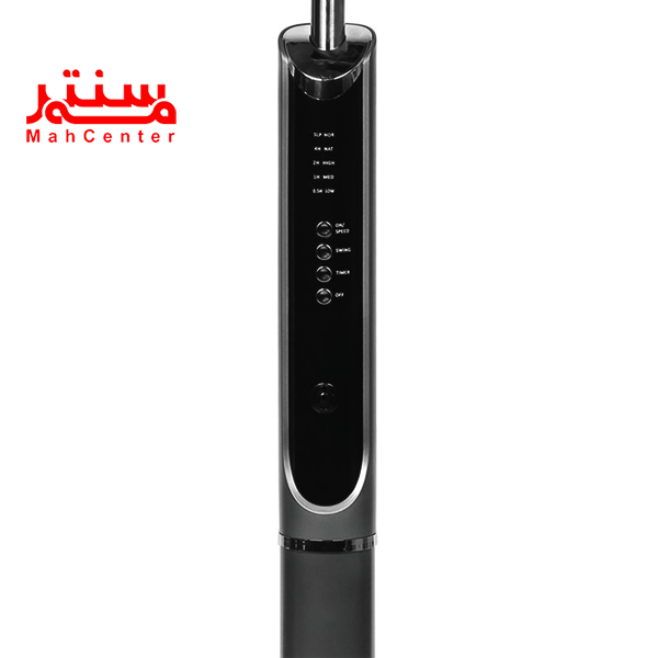 پایه پنکه تولیپس مدل sf406r که قسمت کنترل پنل و صفحه نمایش که به رنگ مشکی است.