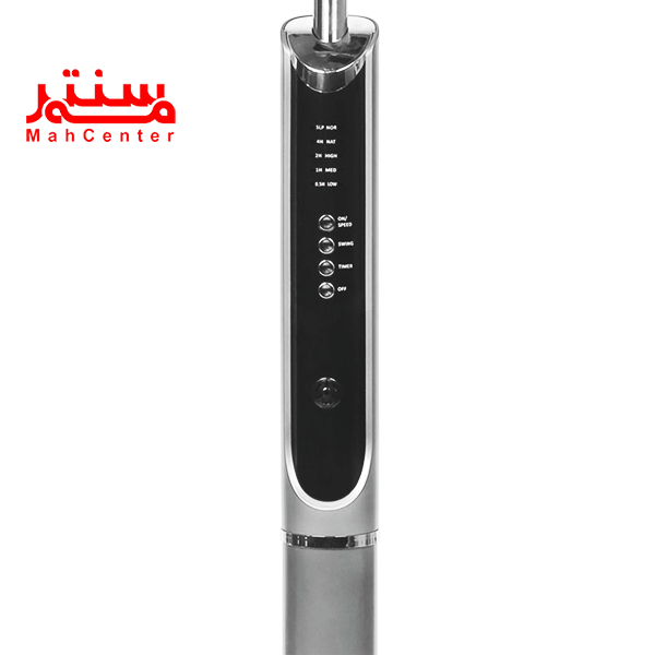 صفحه نمایش پنکه تولیپس مدل sf-406r که به رنگ مشکی است.