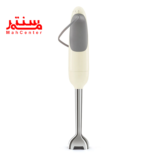 گوشت کوب برقی اسمگ مدل hbf03 کرم که محل اتصال سیم دستگاه در بالا مشخص است