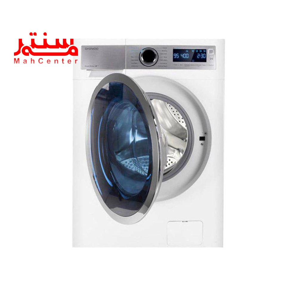 ماشین لباسشویی دوو سری ذن لایف 8 کیلویی مدل lm-861ws   با درب باز