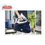 خانمی در حال کار حمل اتو مخزن دار تفال tefal-gv9720