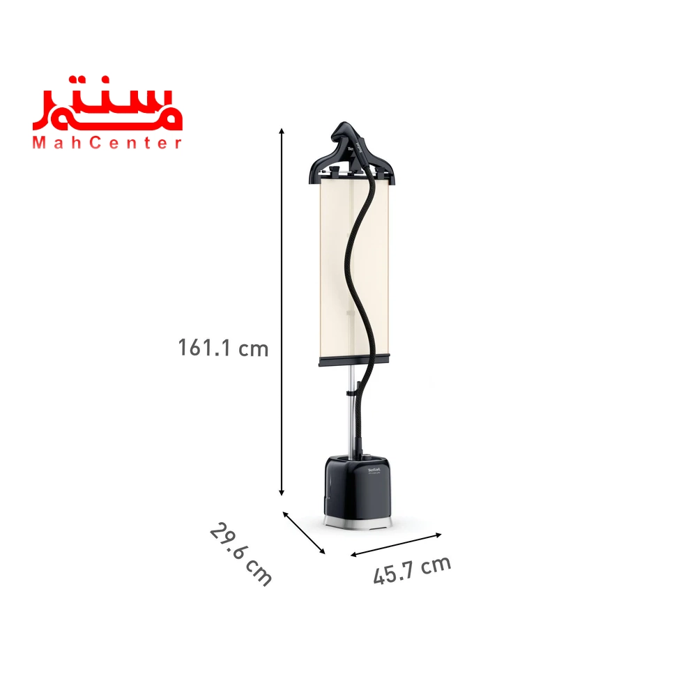 تصویری که نشانگر ابعاد اتو بخارگر تفال مدل it3480 می باشد