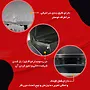 فضای داخلی جادار آون توستر تکنو لایو VIP-AGRIAN با ظرفیت 55 لیتر و سینی و توری گریل.