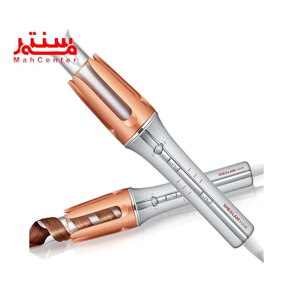 موی فر شده در دستگاه فر کننده مو شیگلم مدل 25mm