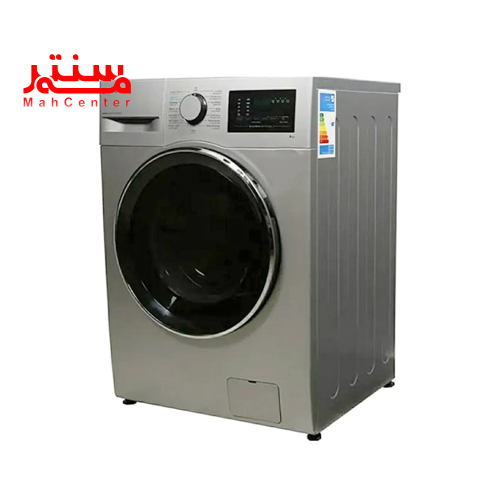 تصویری از نمای کناری ماشین لباسشویی اسنوا سری هارمونی اسپید 8 کیلویی مدل swm-b80s