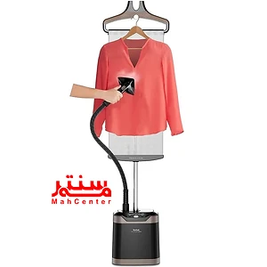 اتو بخارگر ایستاده تفال مدل IT8490 با طراحی شیک و مدرن، مناسب برای اتوکشی حرفه‌ای لباس‌ها در خانه.