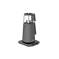 چای ساز کوخ مدل KT-2151 با کتری استیل و قوری شیشه‌ای