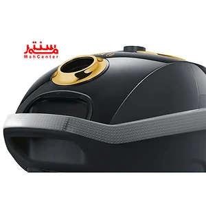 تصویر جاروبرقی بوش BGL8GOLDIR با فیلتر HEPA قابل شست‌وشو برای تصفیه هوای خروجی و کاهش آلرژن‌ها.