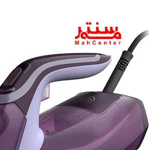 تصویر دسته یک اتو بخار بنفش‌رنگ از سری Azur 8000 برند Philips