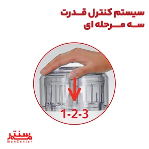 خردکن مولینکس مدل DPA1 با عملکرد پالسی ساده، طراحی شده برای سرعت و سهولت در آشپزی.
