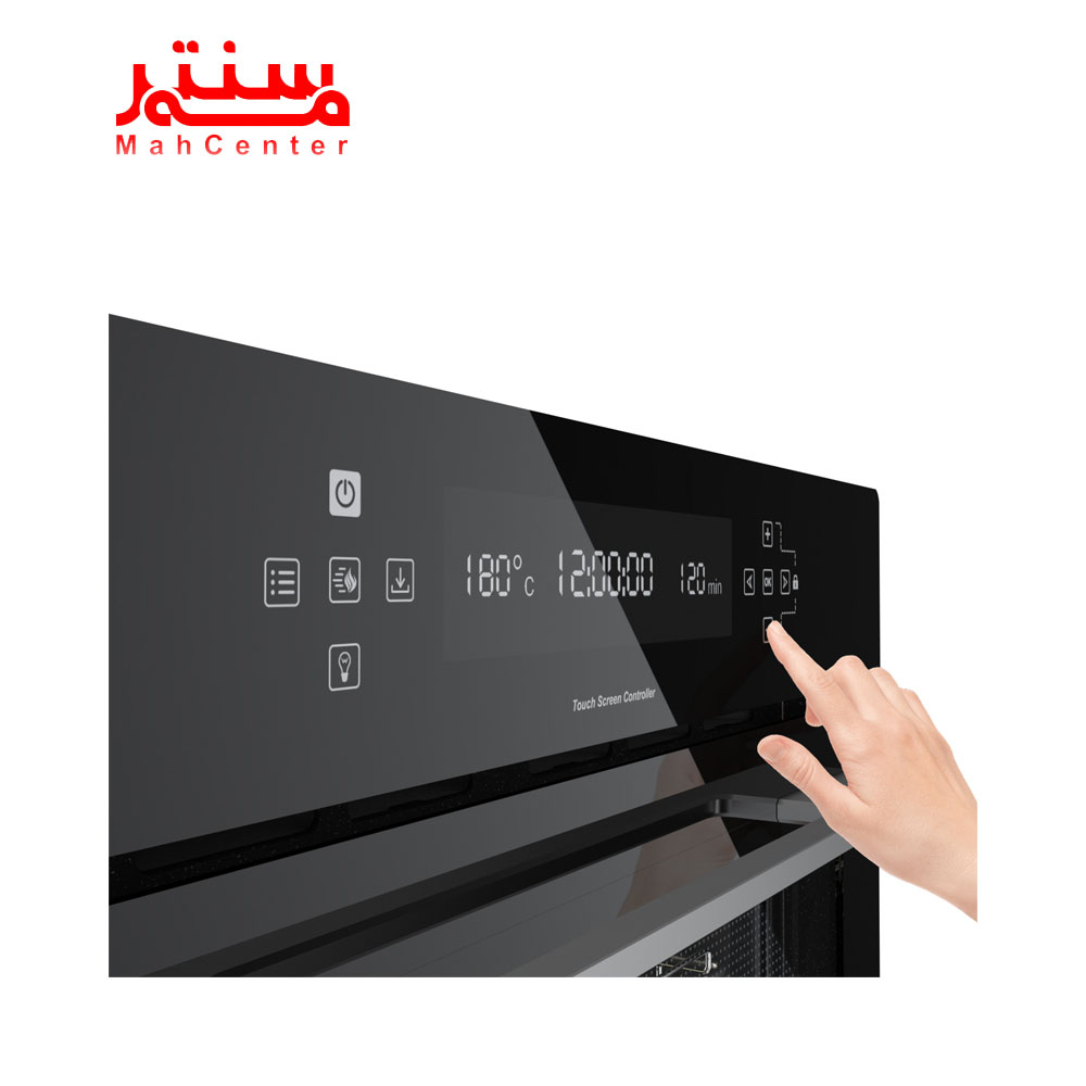 دستی در حال کار با پنل لمسی فر توکار آلتون مدل v303bn