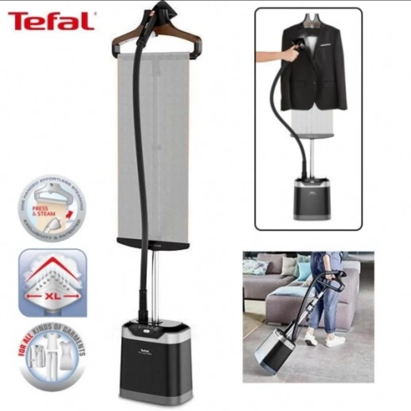 بخارگر لباس تفال IT8490 با قابلیت تنظیم بخار در 5 سطح برای انواع پارچه‌ها، حتی ظریف.