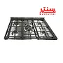 نمای بالایی اجاق گاز 5 شعله اسنوا مدل sgc-7211