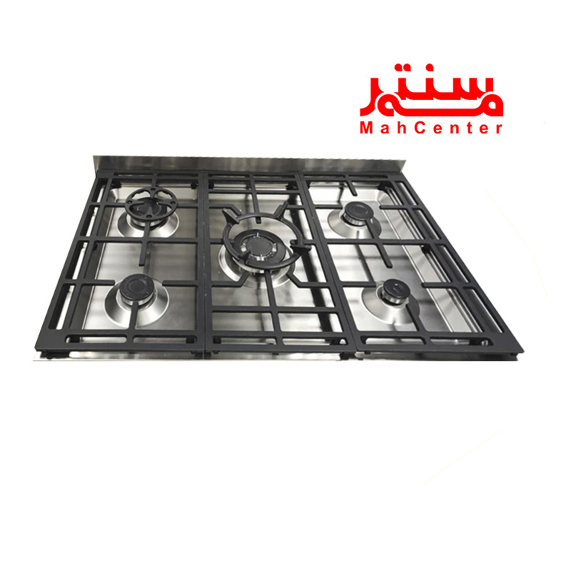 نمای بالایی اجاق گاز 5 شعله اسنوا مدل sgc-7211