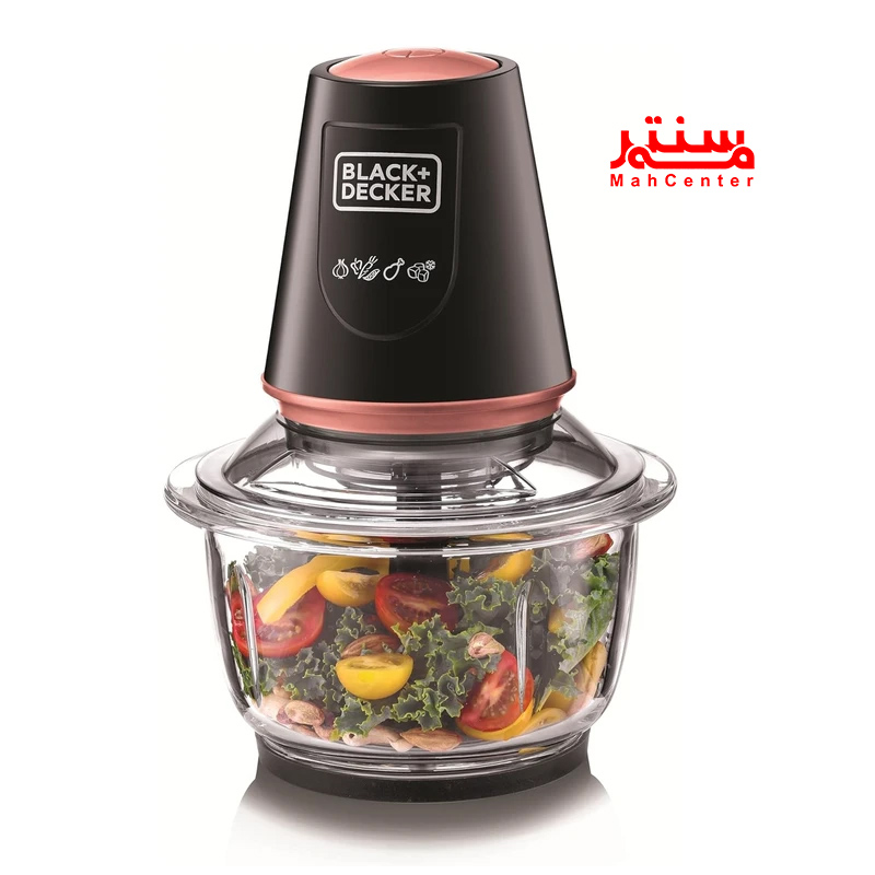 دستگاه خردکن 400 واتی بلک اند دکر GC430-B5 برای خرد کردن سریع سبزیجات و گوشت.
