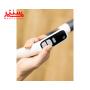 دستی درحال لمس نمایشگرجاروشارژی سه کاره بیسل مدل crosswave-hf3-3598e