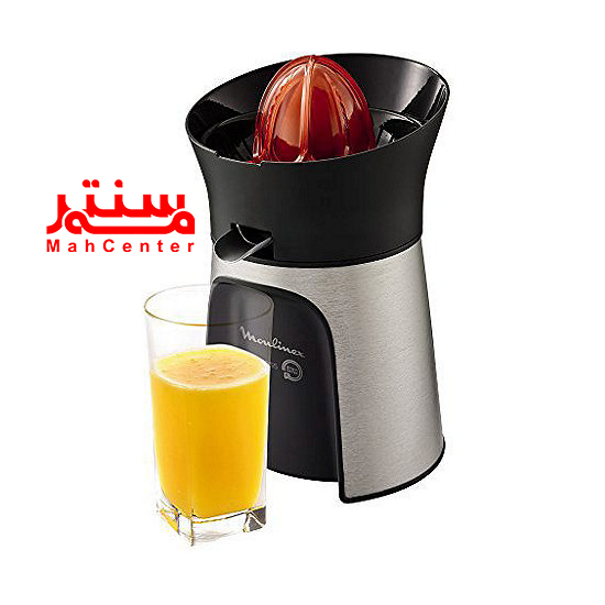 دستگاه آب‌گیری مولینکس PC603 در حال گرفتن آب پرتقال.