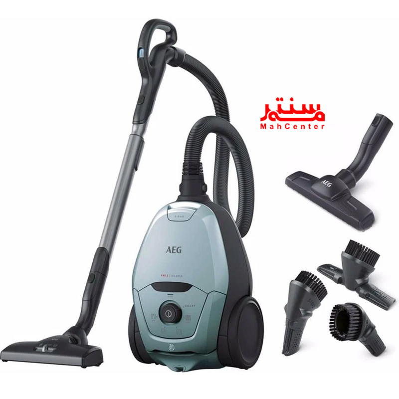 تصویر جاروبرقی آاگ مدل VX82-1-4MB با نازل OneGo Power Clean، مناسب برای تمیز کردن انواع سطوح از فرش تا سرامیک.