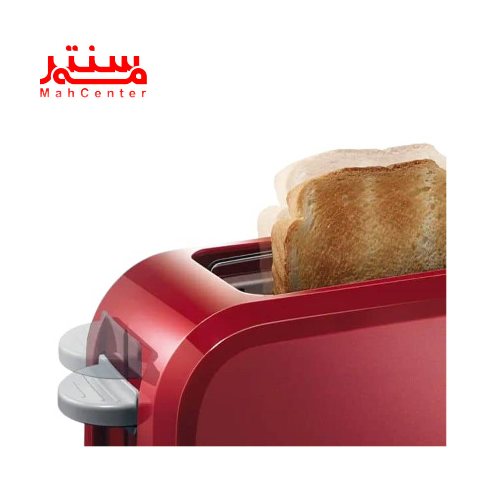 نان در حال تست شدن توستر نان بوش مدل tat-3a-004