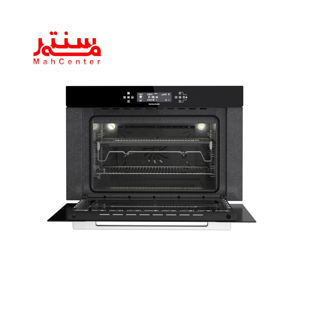 نمای روبه رویی با درب باز فر توکار آلتون مدل v901b