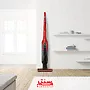 جارو شارژی بوش مدل BCH86PET1 با باتری لیتیوم‌یونی 28 ولت و طراحی ارگونومیک قرمز رنگ برای نظافت آسان منزل.