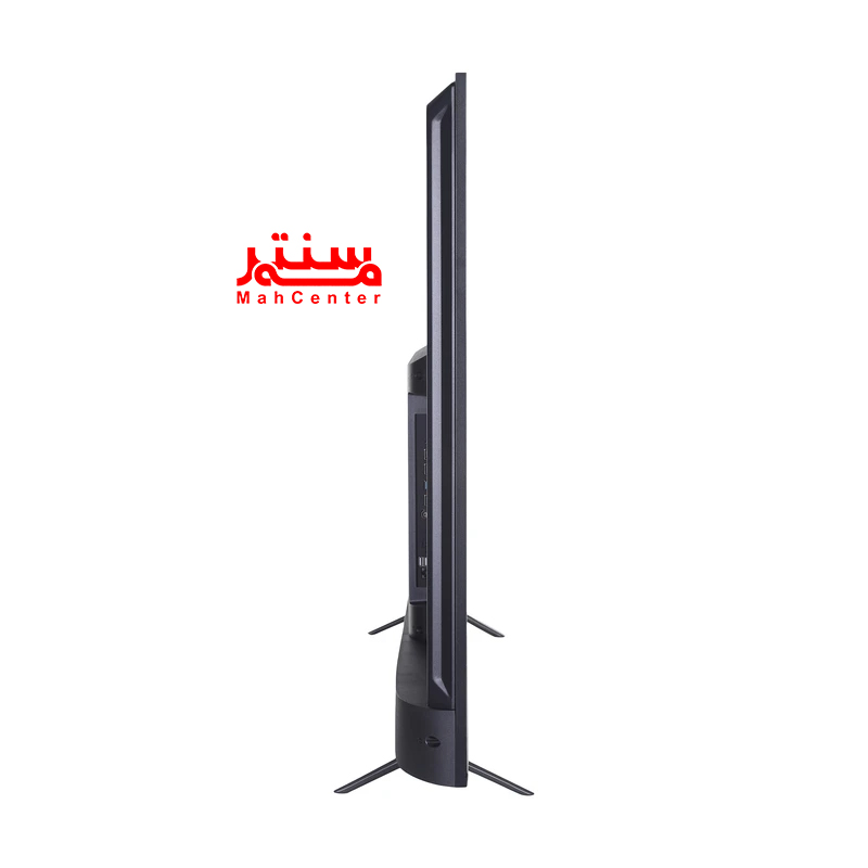 نمای جلویی تلویزیون دوو DSL-65SU1870 با طراحی بدون فریم و رزولوشن 3840x2160 پیکسل.