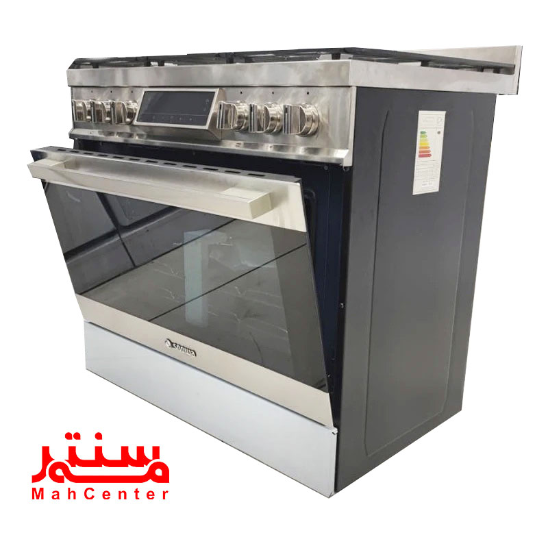 نمای کناری اجاق گاز 5 شعله اسنوا مدل sgc-7211