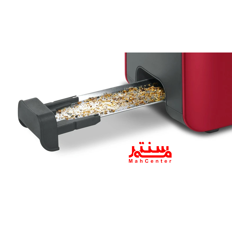 توستر بوش TAT6A004 با توان 1090 وات و شیار عریض برای برشته کردن نان‌های بزرگ.