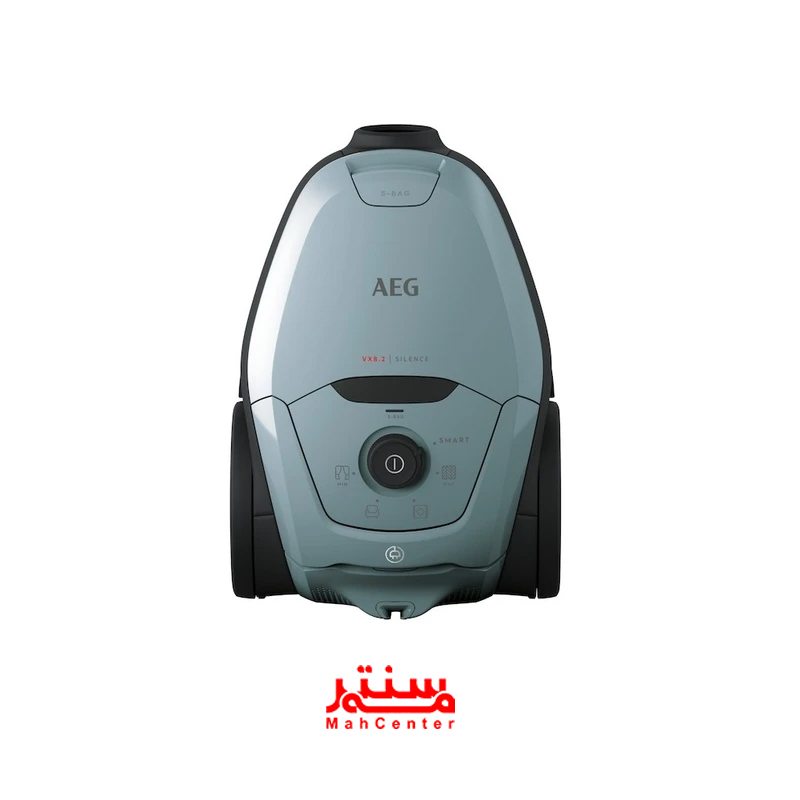 جاروبرقی هوشمند آاگ VX82-1-4MB با فیلتر بهداشتی Allergy Plus قابل شستشو، ایده‌آل برای افراد مبتلا به آلرژی.