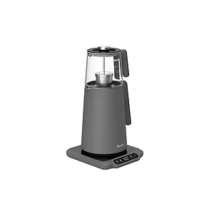 چای ساز کوخ مدل KT-2151 با کتری استیل و قوری شیشه‌ای