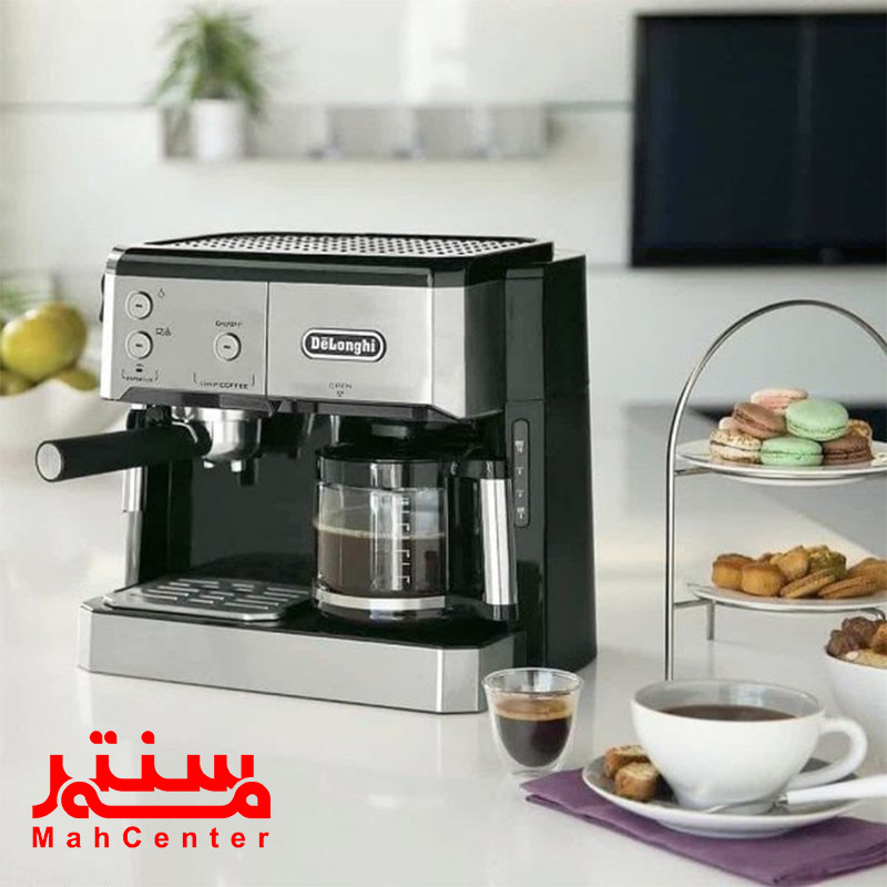 سینی چکه‌گیر قابل تنظیم در اسپرسوساز دلونگی