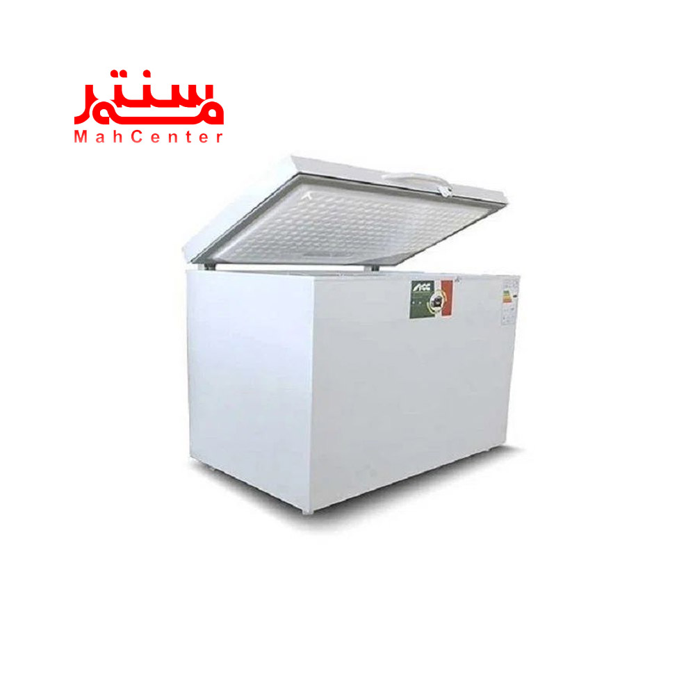 نمای کناری بار نیمه باز فریزر صندوقی برفاب مدل cf-430