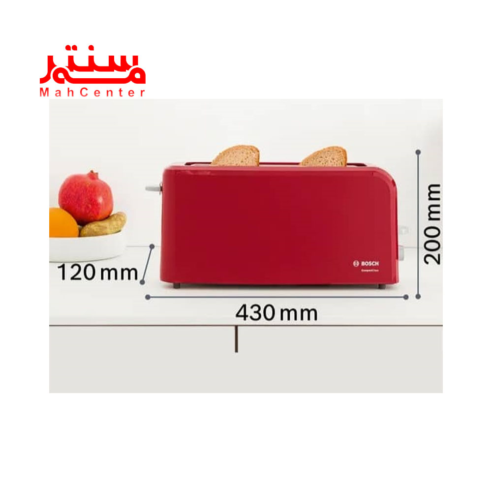 ابعاد توستر نان بوش مدل tat-3a-004