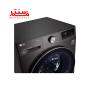 نمای چپ نزدیک از پنل و درب ماشین لباسشویی ال جی 10.5 کیلویی v9 مدل wv9142brp