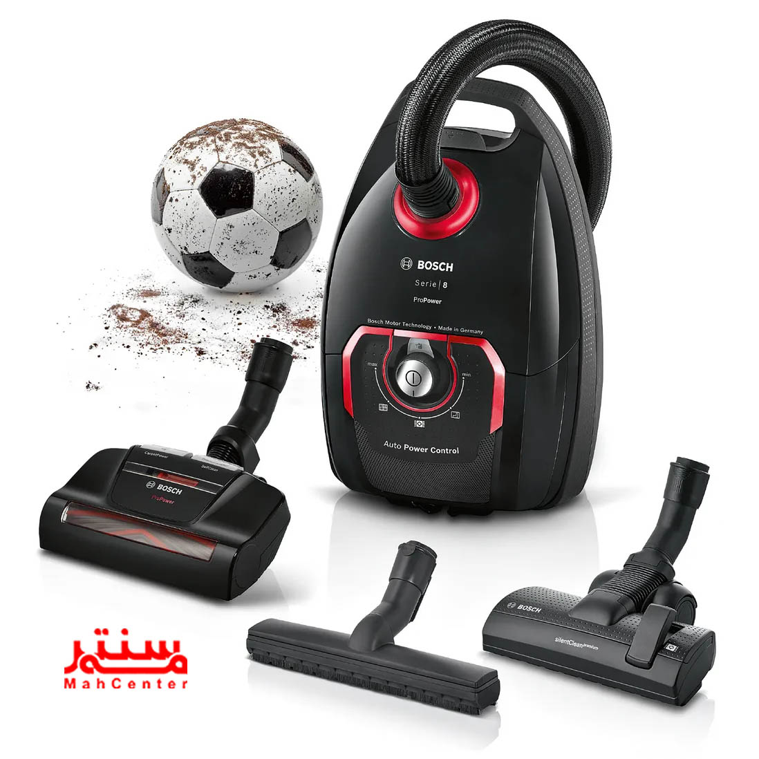 نمای نزدیک از کیسه 5 لیتری جاروبرقی بوش BGL8POW2