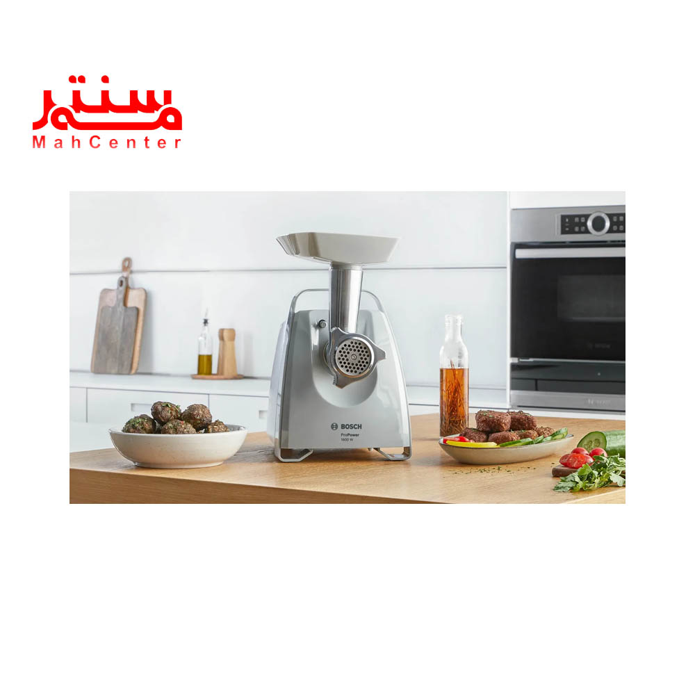 نمای روبه رویی چرخ گوشت بوش مدل mfw-45020