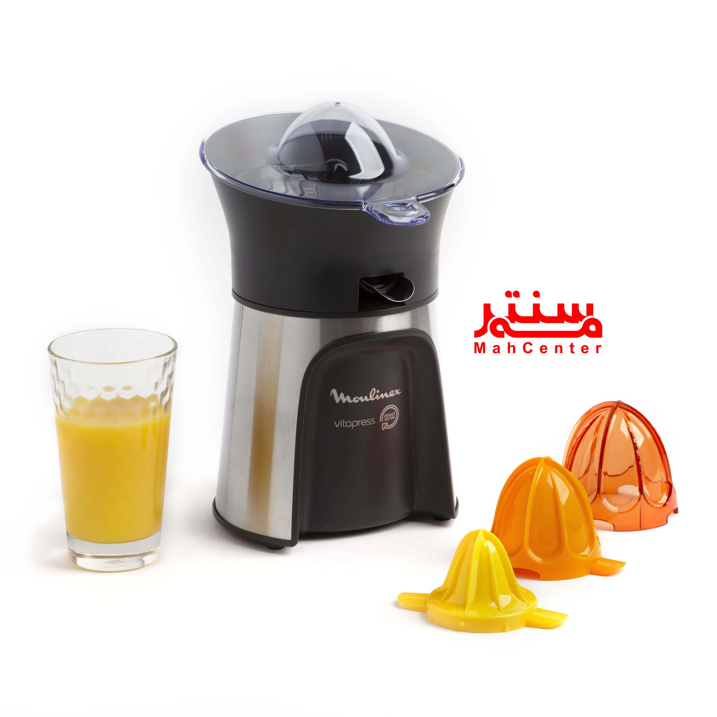 نمای نزدیک از مخزن و قسمت آبگیری دستگاه مولینکس PC603 که طراحی مدرن و ضد چکه آن را نشان می‌دهد.