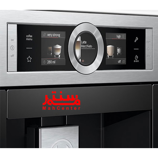 نمای نزدیک پنل لمسی TFT اسپرسوساز بوش CTL636ES1