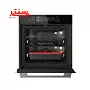 نمای روبه رویی با در باز فر توکار آلتون مدل v500tb