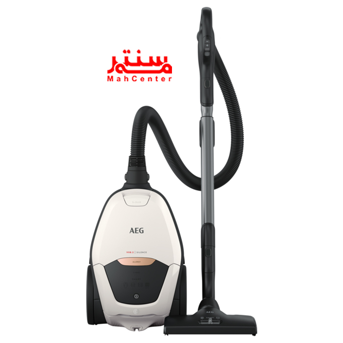 جاروبرقی کم‌صدای آاگ VX82-1-ALR با سطح صدای 57 دسی‌بل، ایده‌آل برای نظافت آرام در خانه.