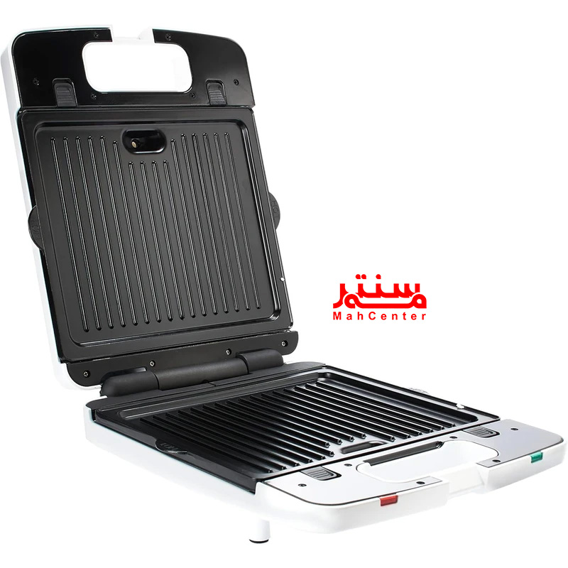 ساندویچ ساز کنوود SM740 با پایه‌های ضدلغزش و لولای 180 درجه برای کاربری چندمنظوره.