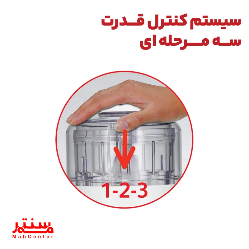 خردکن مولینکس مدل DPA1 با عملکرد پالسی ساده، طراحی شده برای سرعت و سهولت در آشپزی.