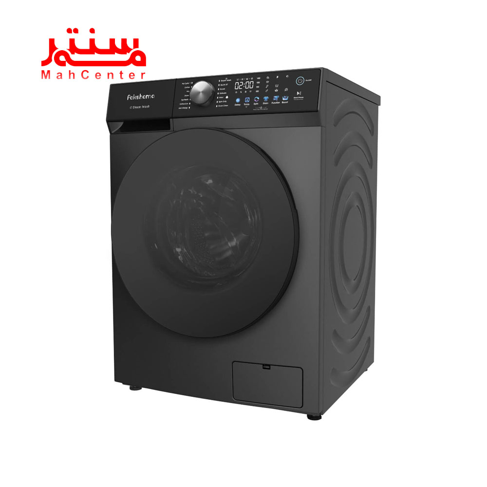 نمای کناری ماشین لباسشویی پاکشوما 8 کيلويي مدل s8-x