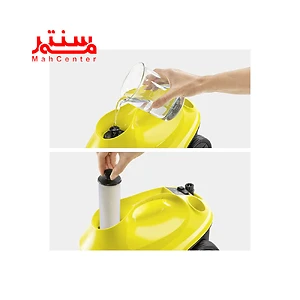 دستی در حال پر کردن مخزن آب بخار شوی کاچر مدل sc3-easyfix