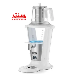سماور برقی فلر مدل TS301 سفید با بدنه استیل و پلاستیک، مناسب برای تهیه چای و دمنوش در منزل.