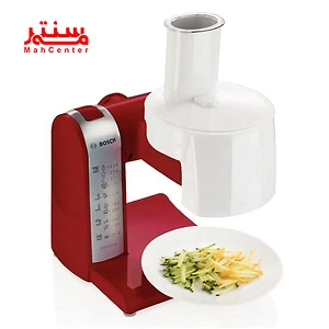 غذاساز حرفه‌ای بوش MUM48R1 با دیسک‌های رنده استیل