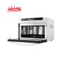 نمای سمت راست با در کامل باز مایکروویو ال جی سولاردام ma3884vc